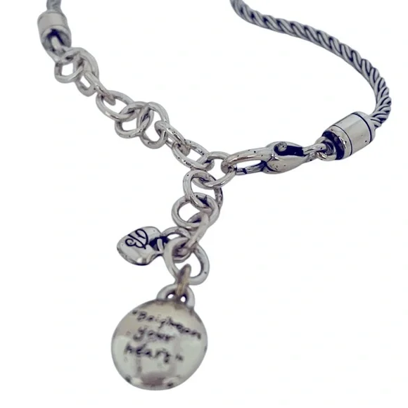 Brighton Garden of Dreams crystal heart pendant necklace and bracelet; retired - Picture 5 of 9